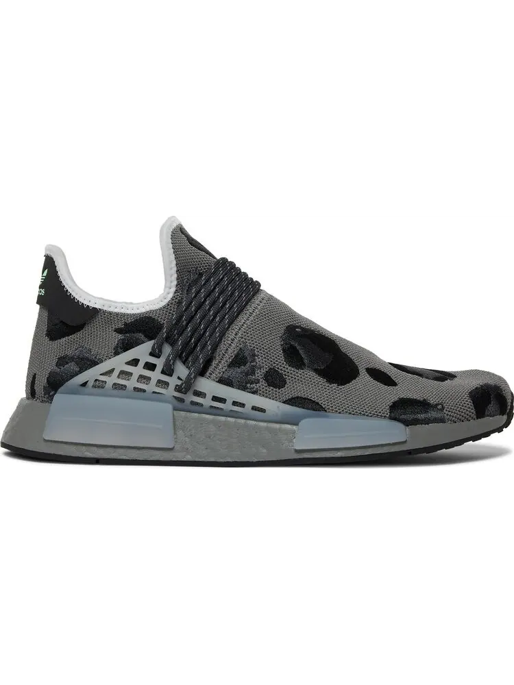 Кроссовки Adidas Pharrell x NMD Human Race 'Animal Print - Ash' — изображение 1 из 9, серый