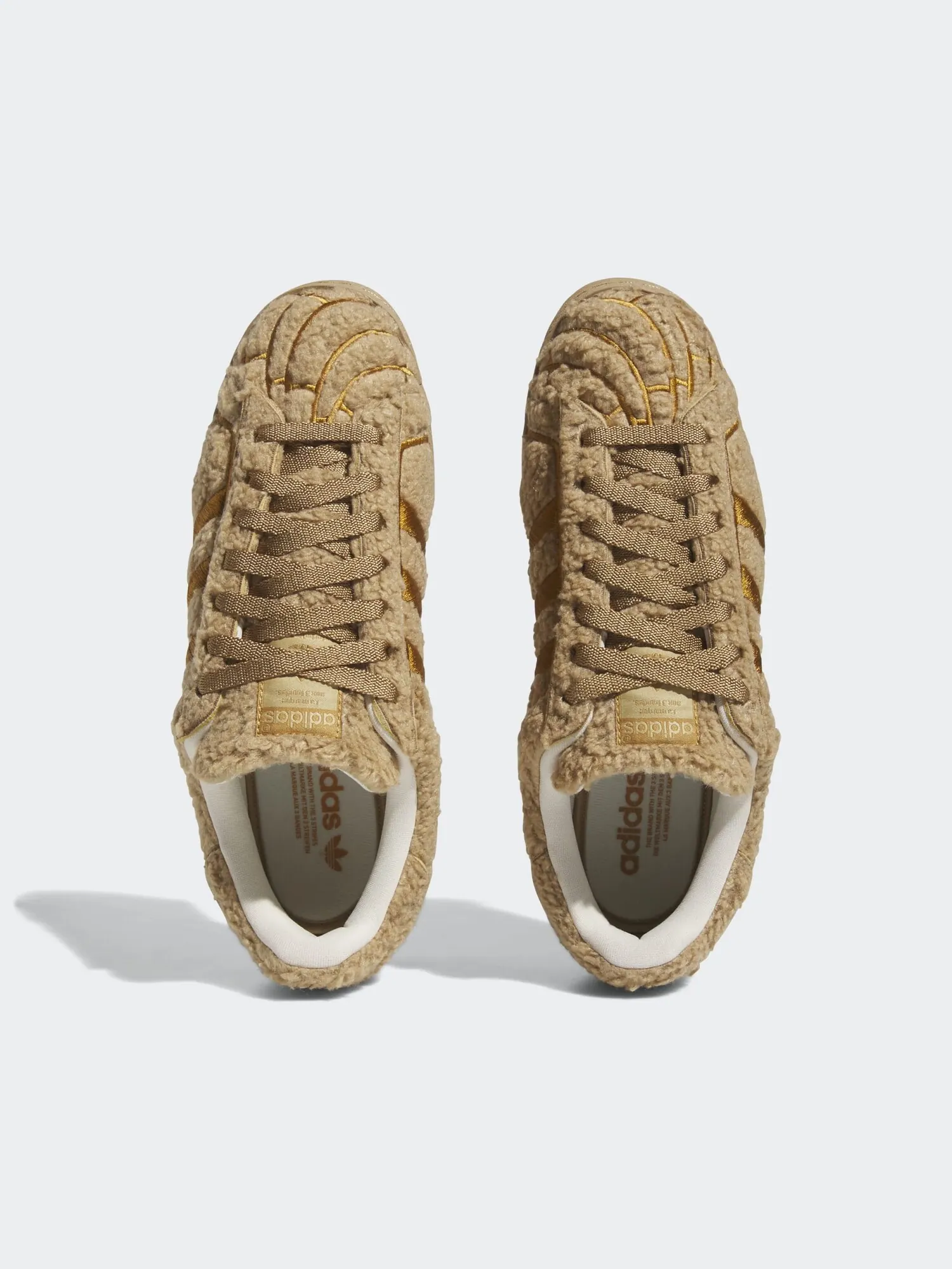 Кроссовки Adidas Superstar Concha Cardboard — изображение 2 из 8, коричневый