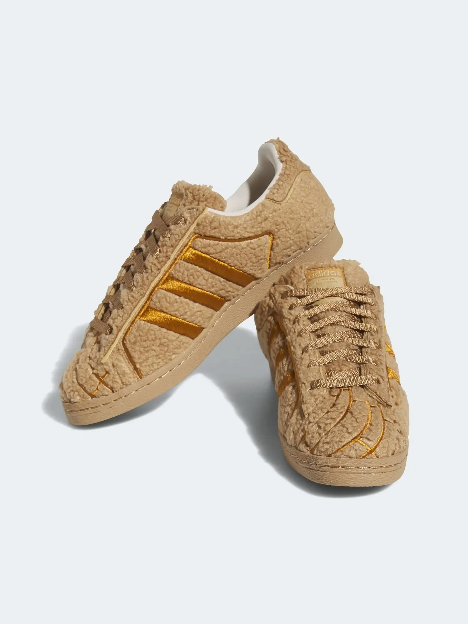 Кроссовки Adidas Superstar Concha Cardboard — изображение 4 из 8, коричневый