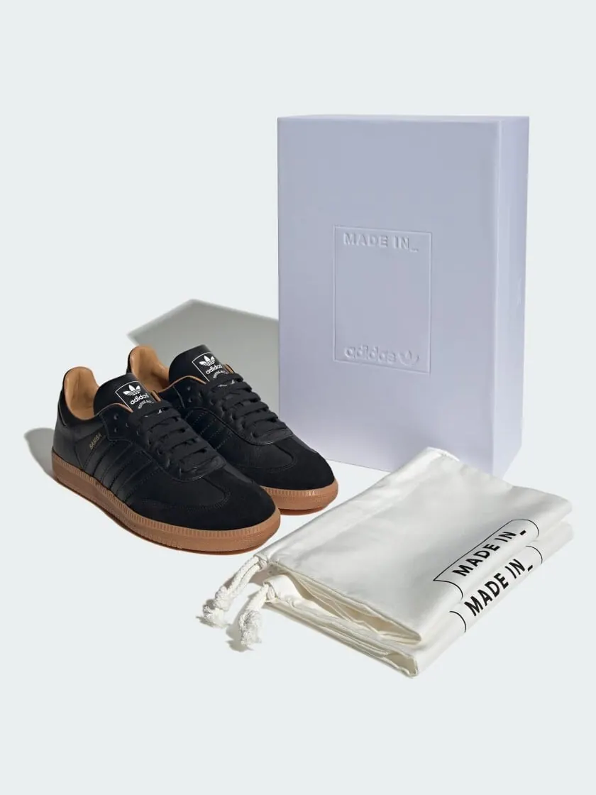 Кеды adidas Buty Samba OG Made In Italy — изображение 5 из 10, черный/коричневый