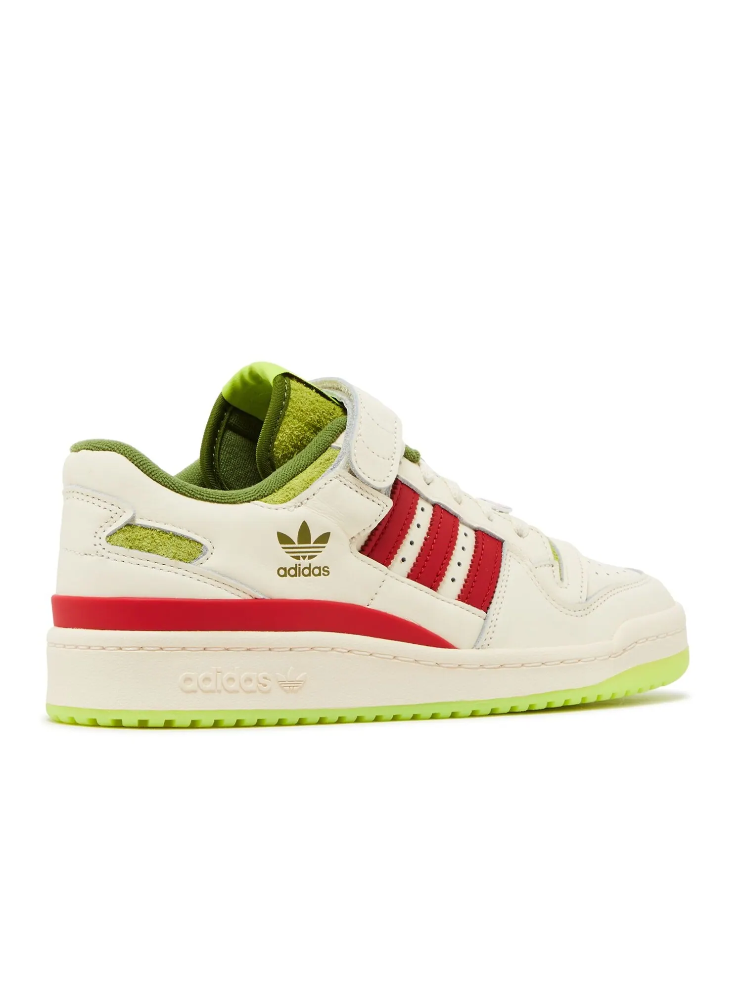 Кроссовки adidas Dr. Seuss X Forum Low 'The Grinch - Cream White' — изображение 3 из 4, бежевый