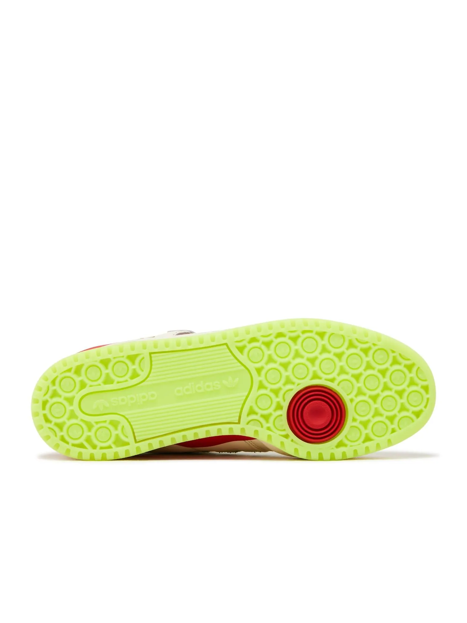 Кроссовки adidas Dr. Seuss X Forum Low 'The Grinch - Cream White' — изображение 4 из 4, бежевый