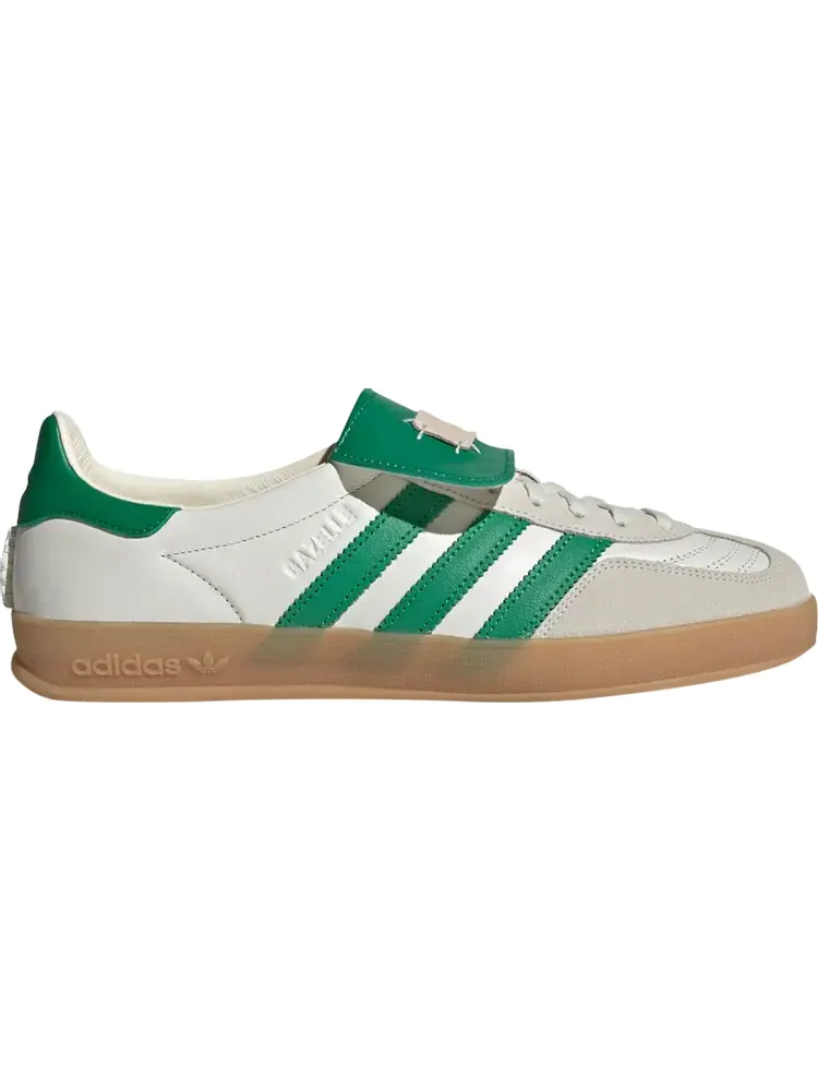 Кроссовки Foot Industry x Gazelle Indoor 'Off White Green' — изображение 1 из 1, бежевый