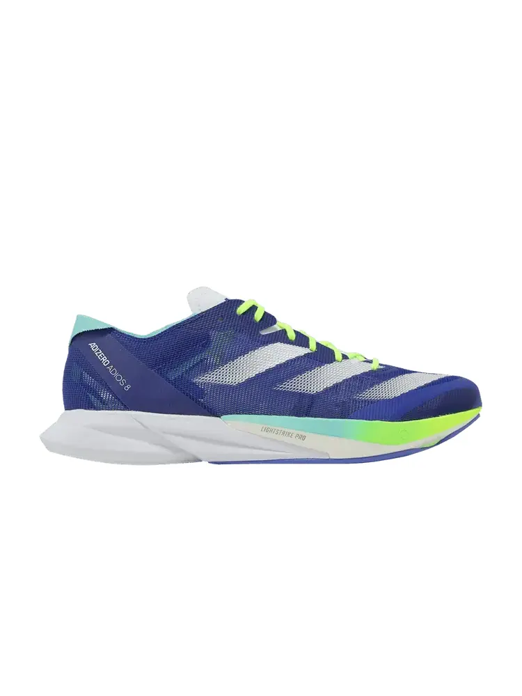 Кроссовки Adizero Adios 8 'Lucid Blue Lemon' — изображение 1 из 1, синий