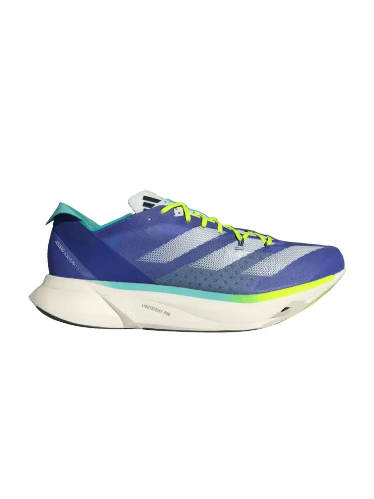Кроссовки Adizero Adios Pro 3 'Cobalt Blue Lucid Lemon' — изображение 1 из 1, синий