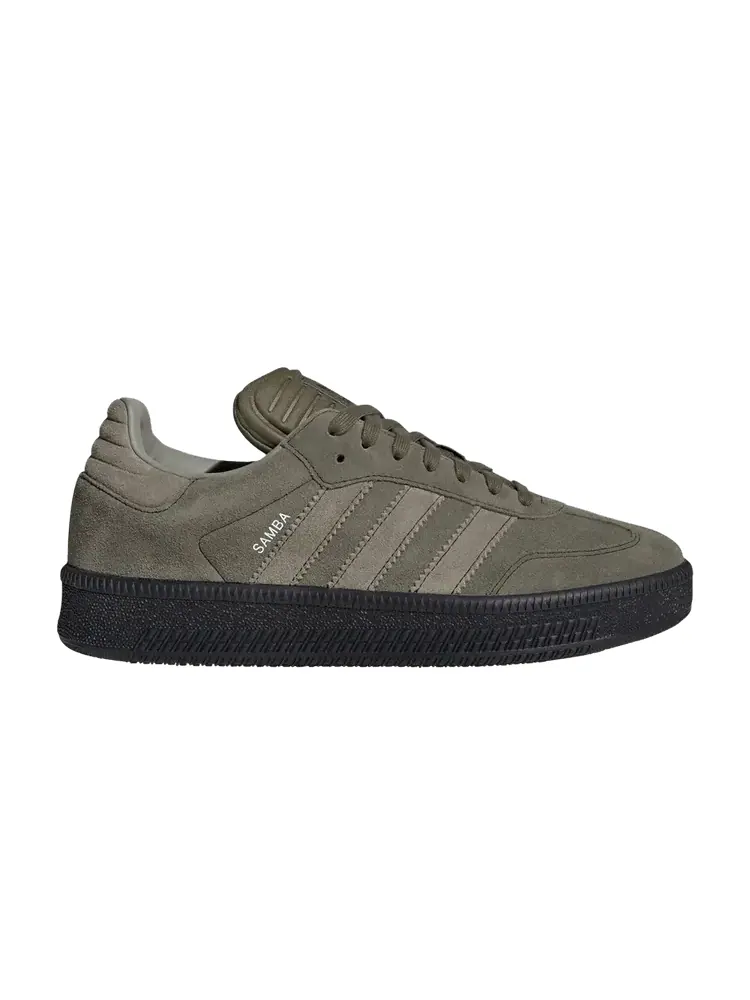 Кроссовки Samba XLG 'Olive Strata Silver Pebble' — изображение 1 из 1, оливковый серебристый