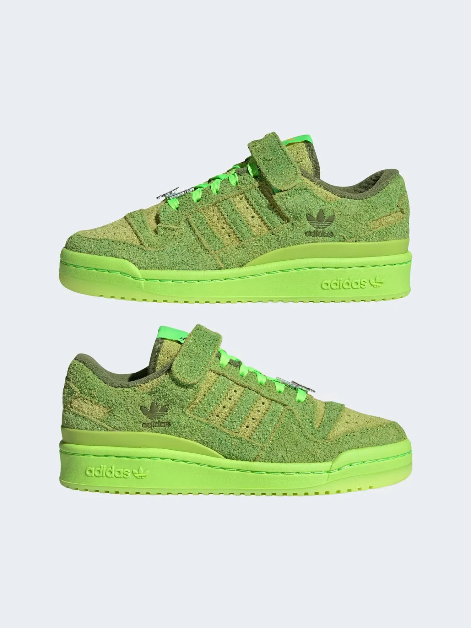 Кроссовки детские Adidas Forum Low x Dr. Seuss 'Grinch' — изображение 7 из 11, зеленый