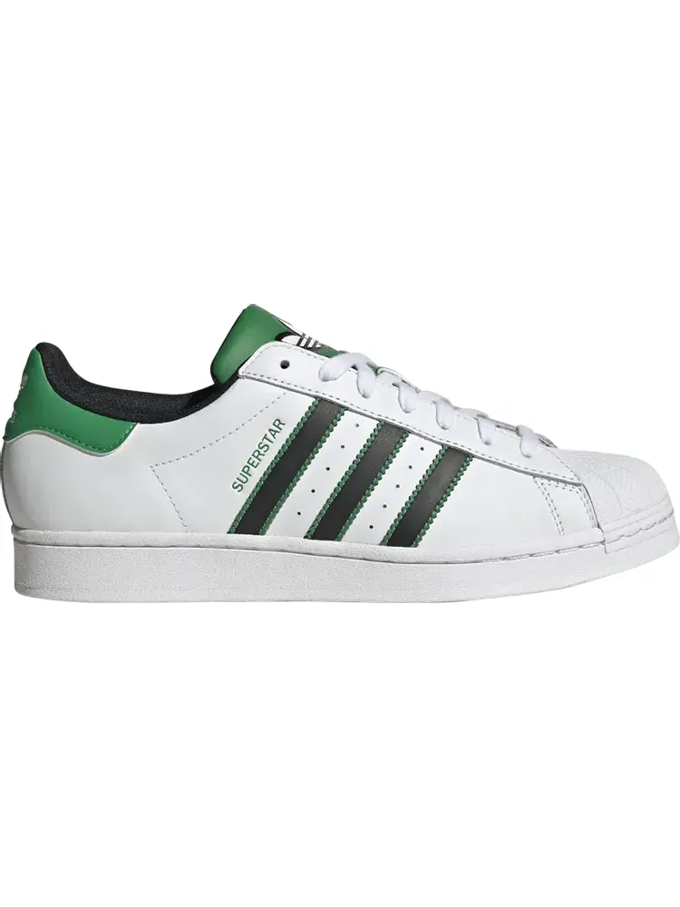 Кроссовки Superstar 'White Black Green' — изображение 1 из 1, белый