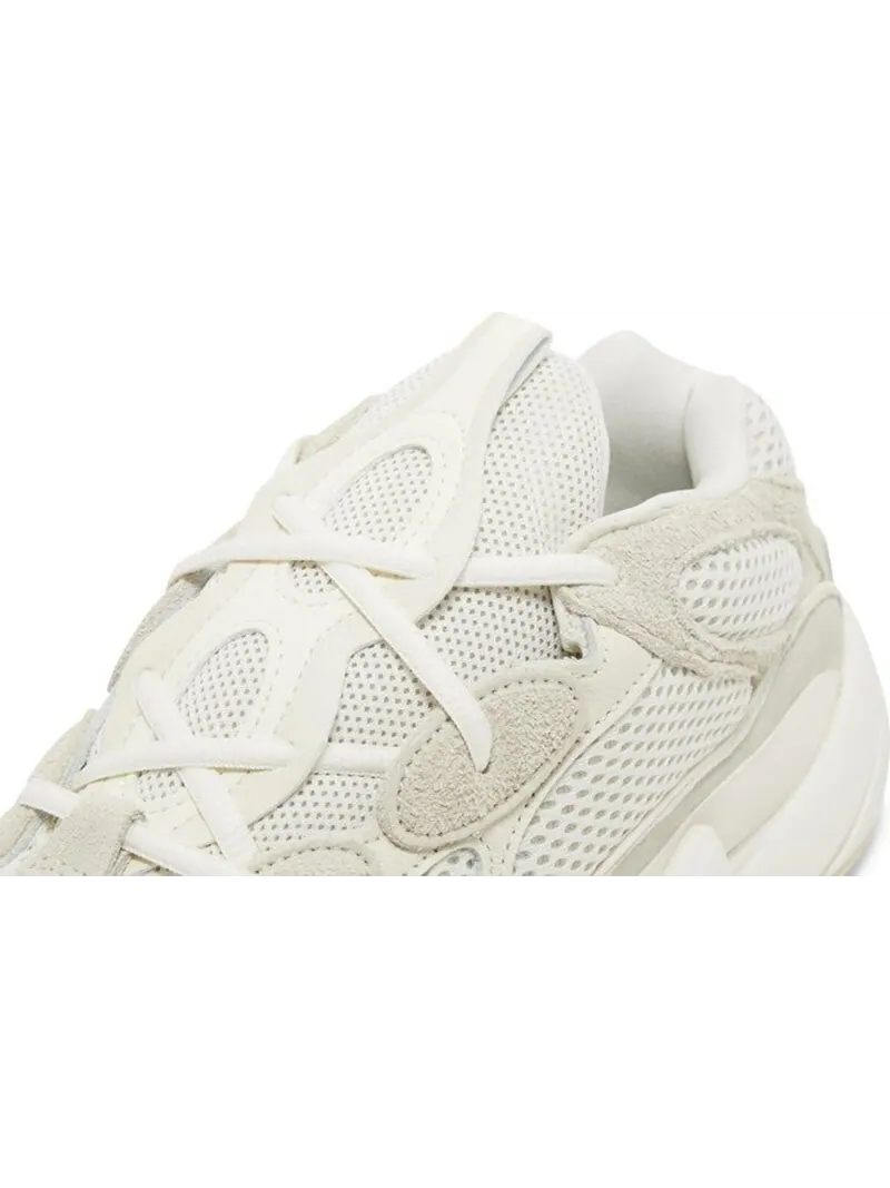 Кроссовки Adidas Yeezy 500 'Bone White' — изображение 4 из 5, серый