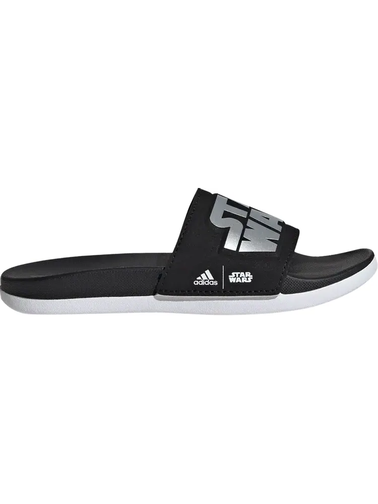 Кроссовки Star Wars x Adilette Comfort Slide Kids 'Black Silver Metallic' — изображение 1 из 1, синий