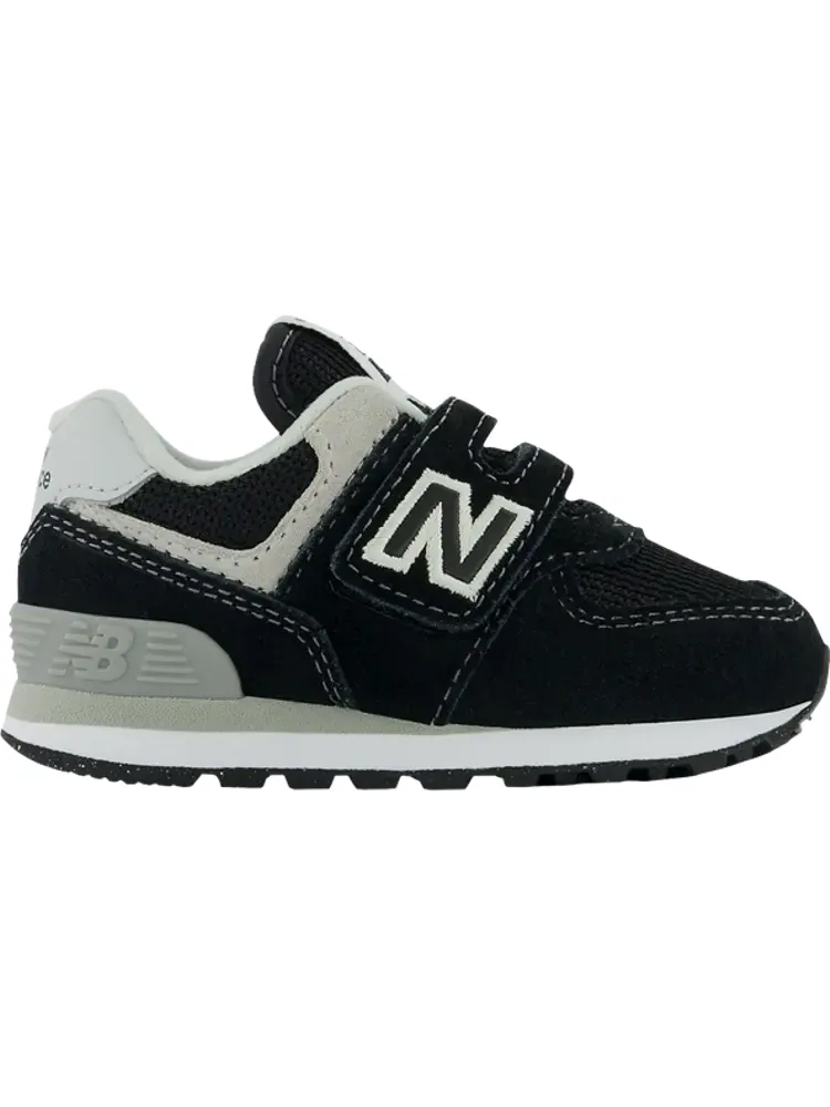 Кроссовки New Balance 574 Bungee Toddler 'Core Pack - Black White' — изображение 1 из 1, черный