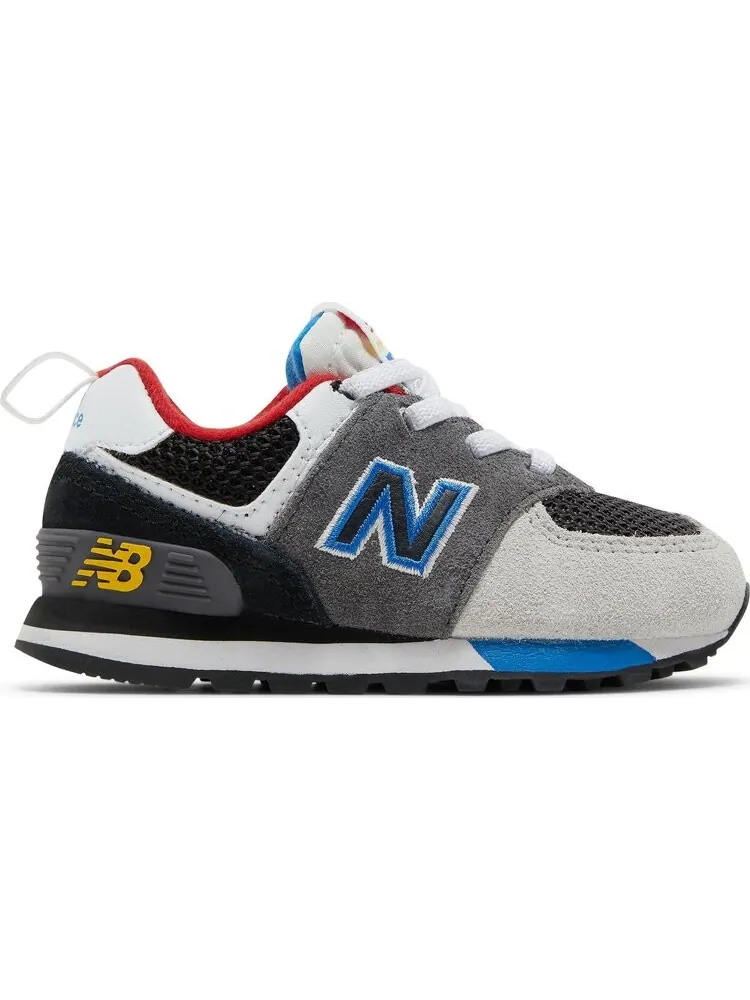 Кроссовки New Balance 574 Bungee Toddler 'Magnet Serene Blue' — изображение 1 из 8, серый