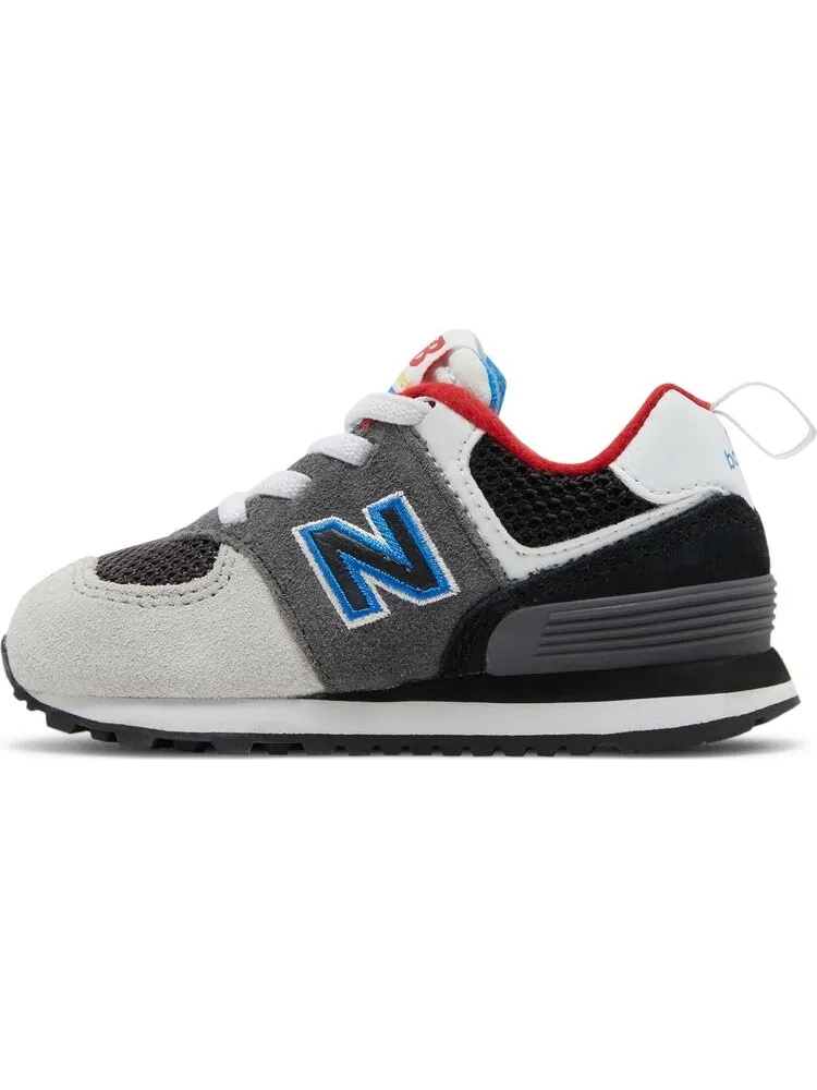 Кроссовки New Balance 574 Bungee Toddler 'Magnet Serene Blue' — изображение 3 из 8, серый