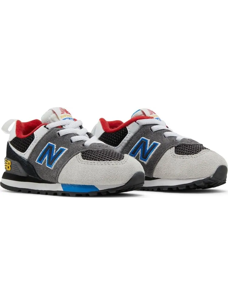 Кроссовки New Balance 574 Bungee Toddler 'Magnet Serene Blue' — изображение 8 из 8, серый