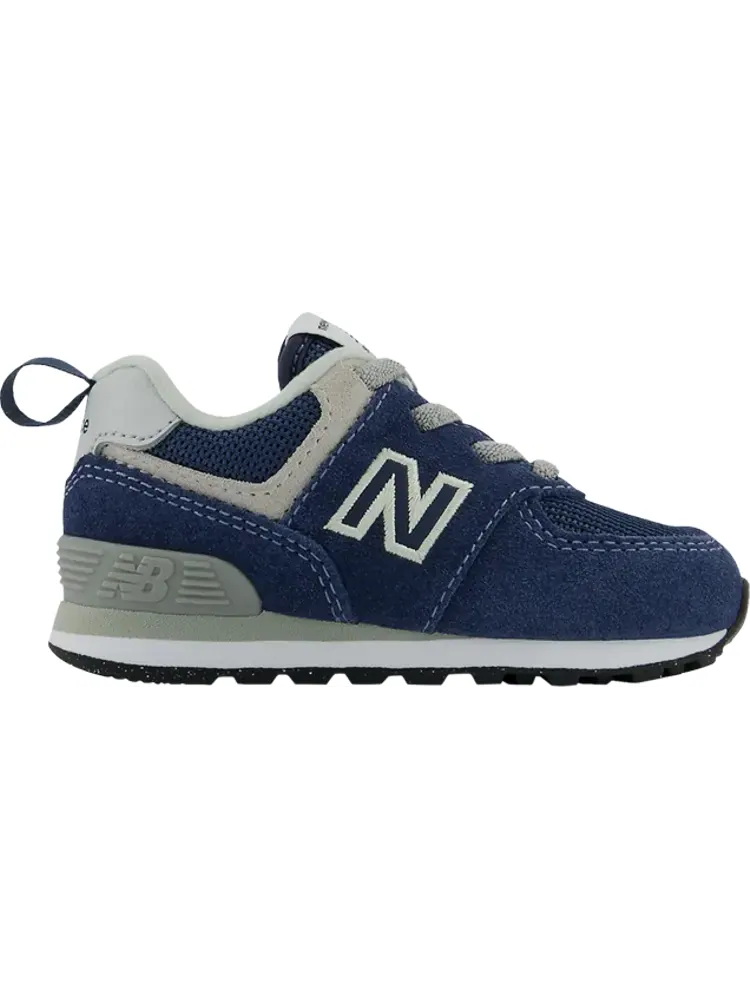 Кроссовки New Balance 574 Bungee Toddler Wide 'Core Pack - Navy' — изображение 1 из 1, синий