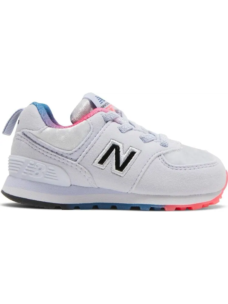 Кроссовки New Balance 574 Toddler 'Silent Grey White' — изображение 1 из 8, серый