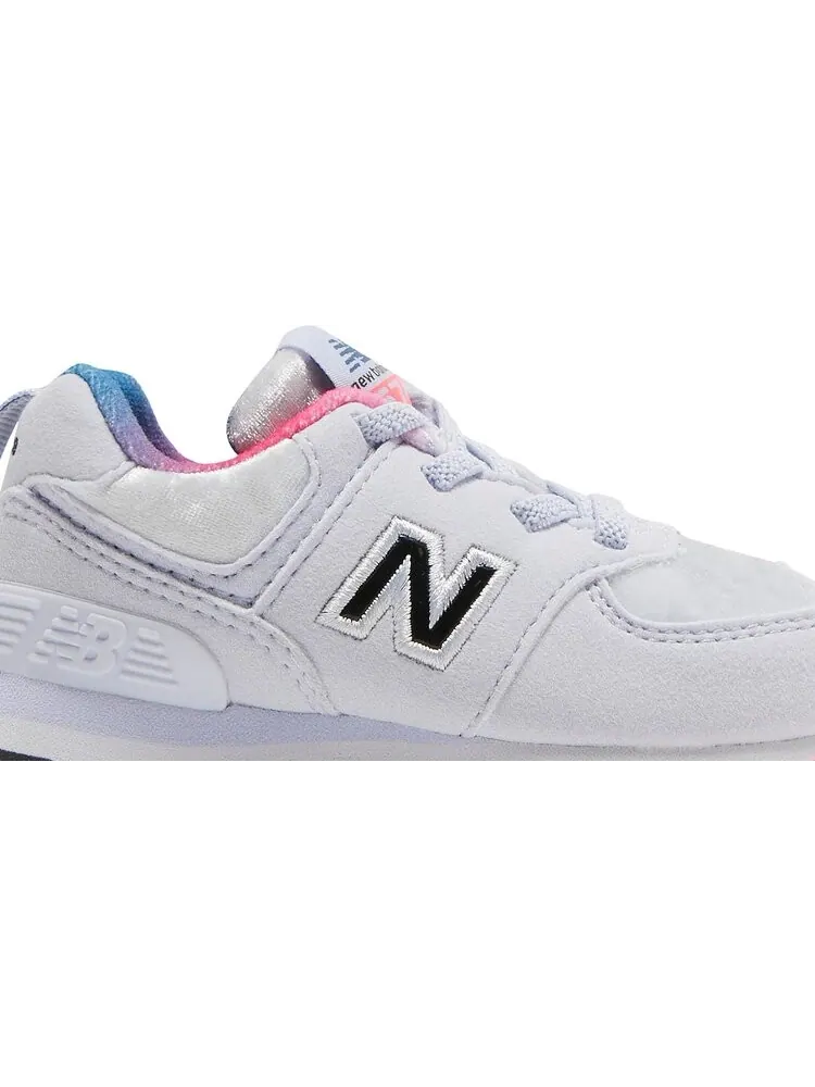 Кроссовки New Balance 574 Toddler 'Silent Grey White' — изображение 2 из 8, серый