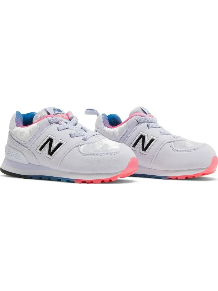 Кроссовки New Balance 574 Toddler 'Silent Grey White' — изображение 8 из 8, серый