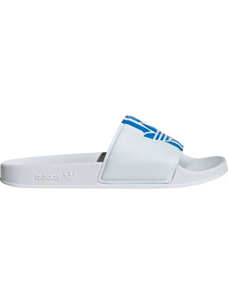 Кроссовки Adilette Slide 'White Bright Blue' — изображение 1 из 1, белый