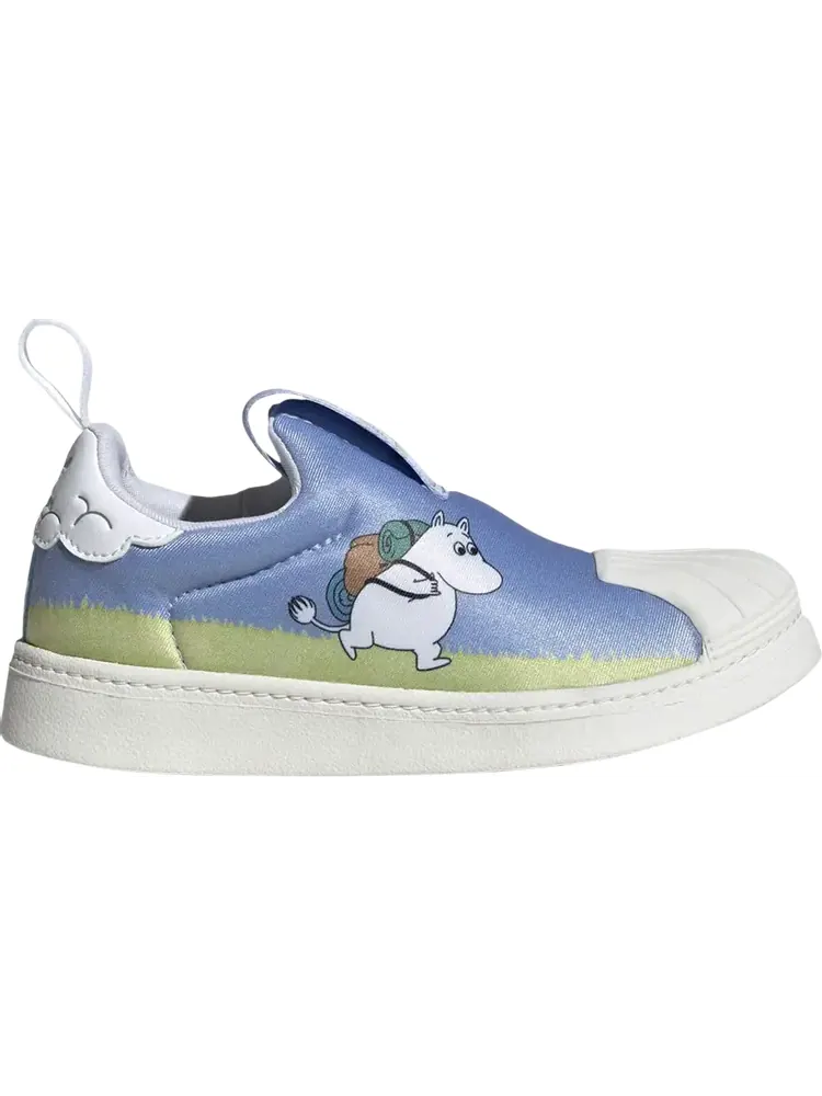 Кроссовки Moomin x Superstar 360 J 'Moomintroll' — изображение 1 из 1, синий