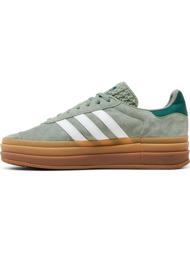 Кроссовки Wmns Gazelle Bold 'Silver Green Gum' — изображение 3 из 4, зеленый