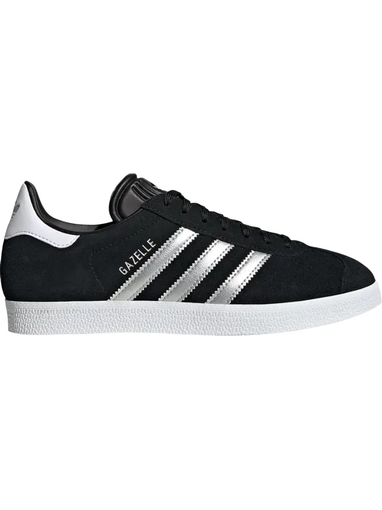 Кроссовки Wmns Gazelle 'Black Silver Metallic' — изображение 1 из 1, черный