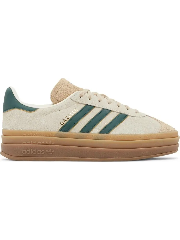 Кроссовки Wmns Gazelle Bold 'Cream Collegiate Green' — изображение 1 из 4, бежевый