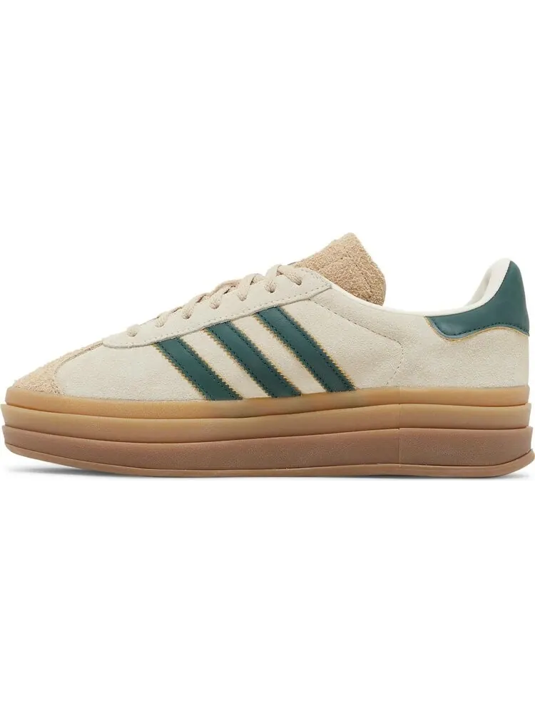 Кроссовки Wmns Gazelle Bold 'Cream Collegiate Green' — изображение 3 из 4, бежевый