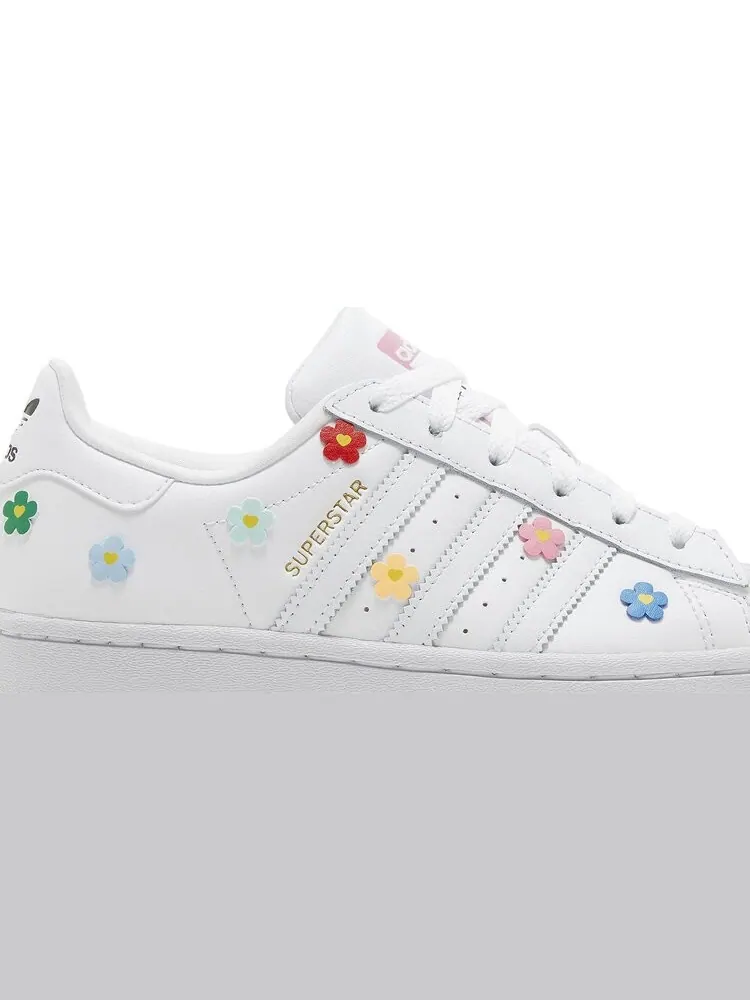 Кроссовки Hello Kitty x Superstar J 'Colorful Florals' — изображение 2 из 4, белый