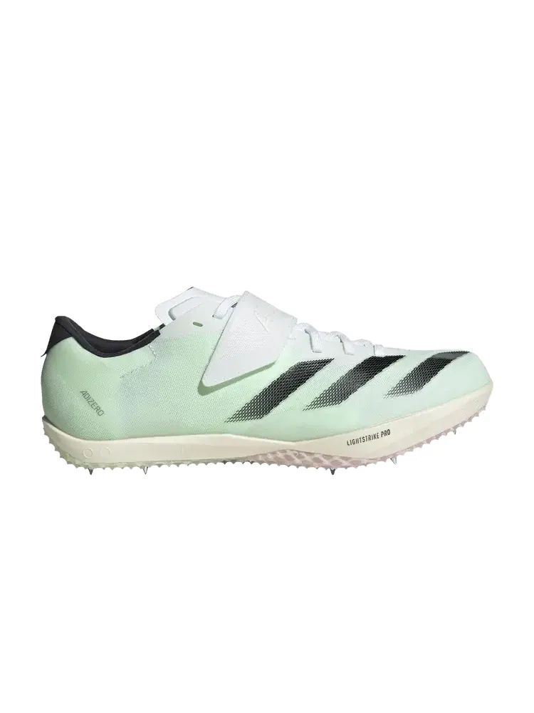 Кроссовки Adidas Adizero High Jump — изображение 1 из 1, белый зеленый