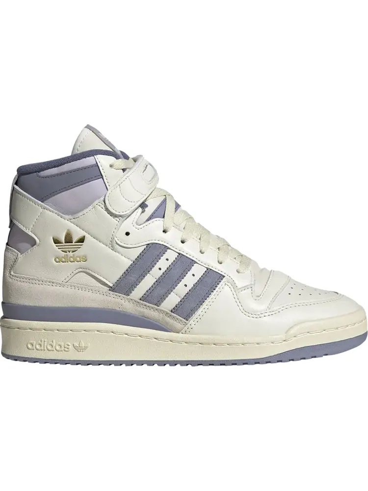 Кроссовки Adidas Forum 84 High Off White Silver Violet — изображение 1 из 1, бежевый