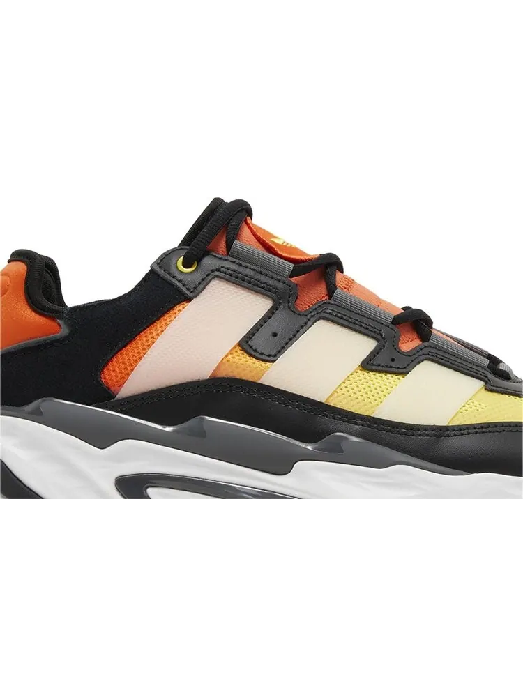 Кроссовки Adidas Niteball 'Black Impact Orange Gradient' — изображение 2 из 4, оранжевый