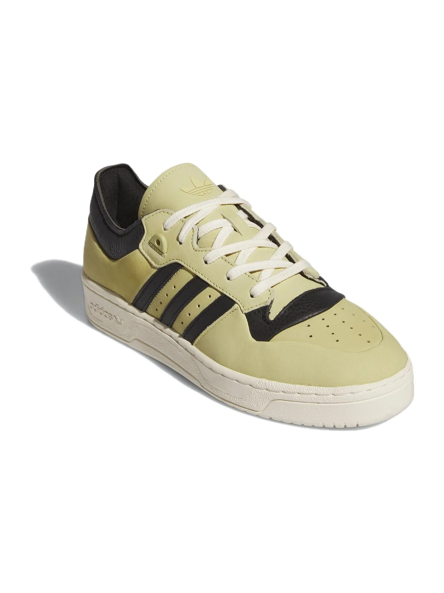 Кроссовки Adidas Rivalry 86 Low Halo Gold Black Adidas Originals — изображение 3 из 5, желтый зеленый