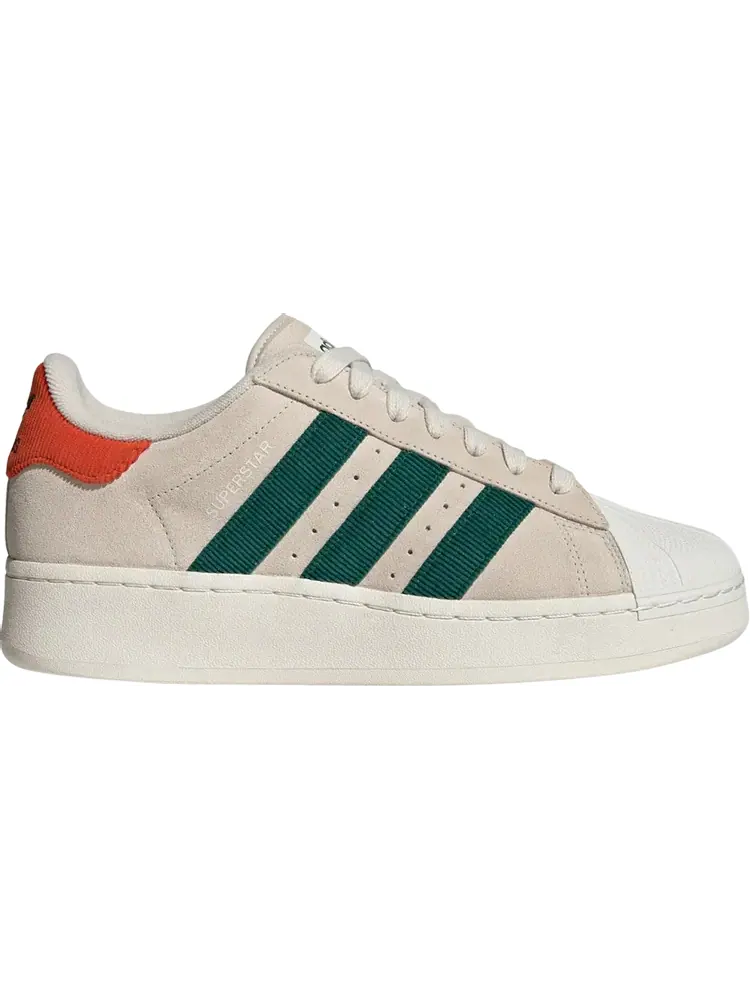 Кроссовки Superstar XLG 'Aluminium Collegiate Green' — изображение 1 из 1, бежевый