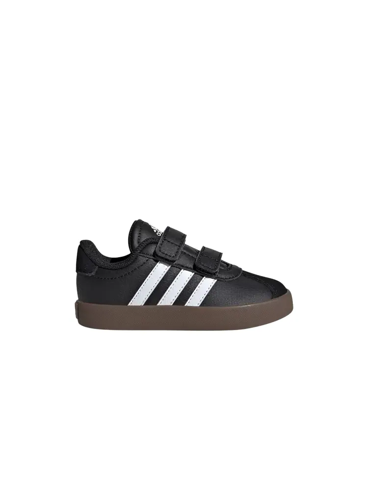 Кроссовки adidas VL Court 3.0 I Black White Gum — изображение 1 из 1, черный белый