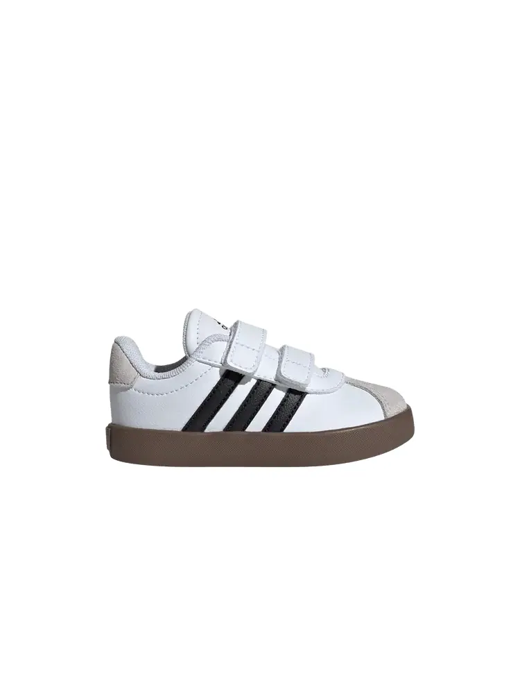 Кроссовки adidas VL Court 3.0 I 'White Black Gum' — изображение 1 из 1, белый/черный/серый