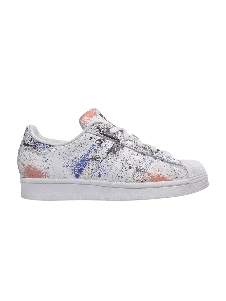 Кроссовки Adidas Superstar J, Sprayed — изображение 1 из 1, белый