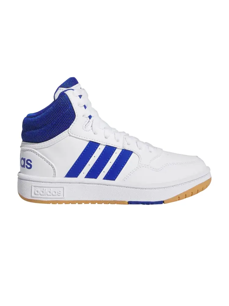 Кроссовки Hoops 3.0 Mid K — изображение 1 из 1, белый синий