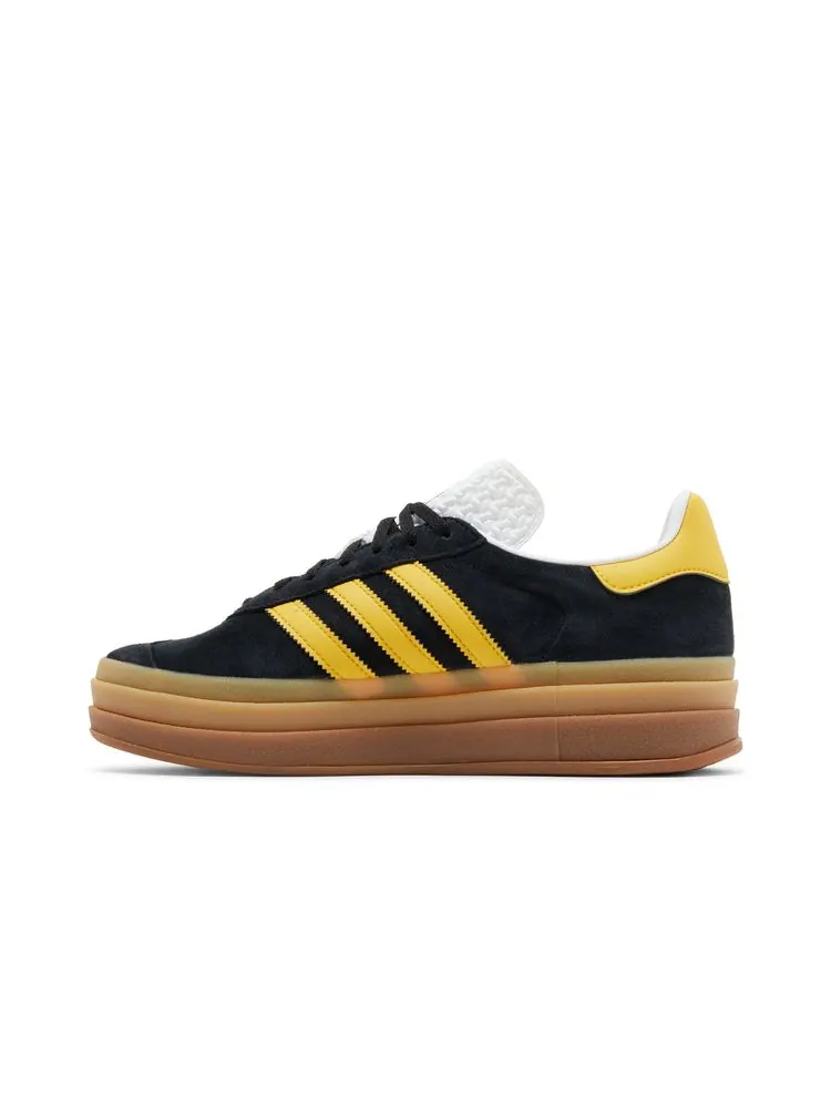 Кроссовки Wmns Gazelle Bold 'Black Bold Gold' — изображение 3 из 8, черный золотистый