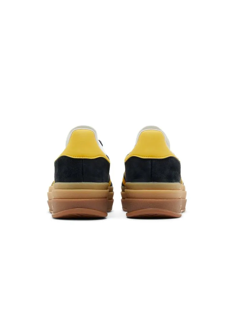 Кроссовки Wmns Gazelle Bold 'Black Bold Gold' — изображение 6 из 8, черный золотистый