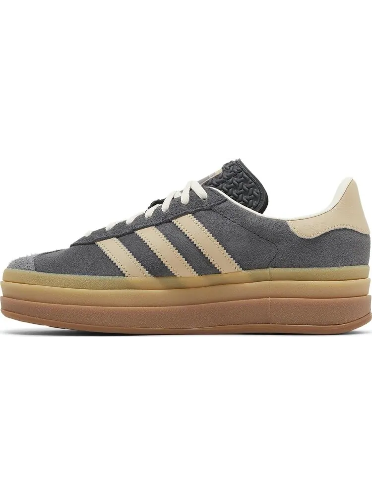 Кроссовки Wmns Gazelle Bold 'Grey Magic Beige Gum' — изображение 3 из 4, серый