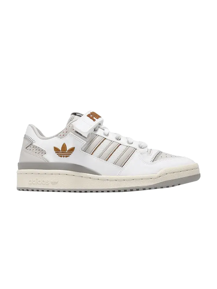 Кроссовки adidas Forum Low 'White Grey Embroidered' — изображение 1 из 1, белый/серый