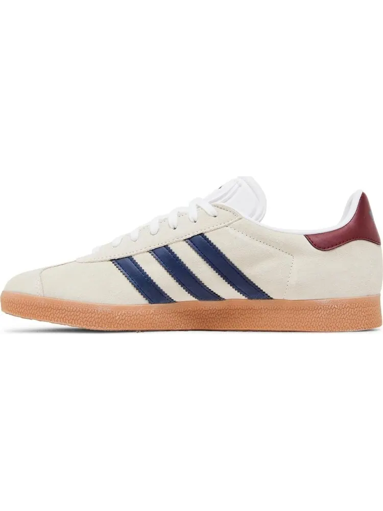 Кроссовки Gazelle Indoor 'Off White Dark Blue Gum' — изображение 3 из 4, бежевый
