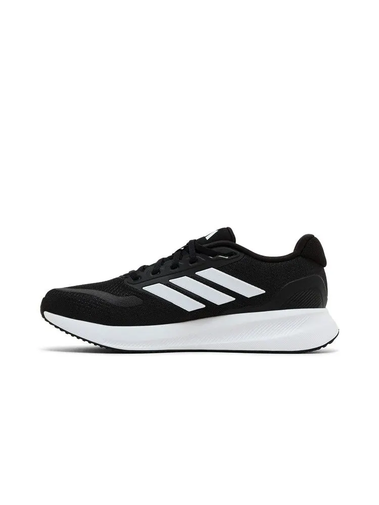 Кроссовки adidas Runfalcon 5 Wide 'Black White' — изображение 4 из 9, черный/белый/черный