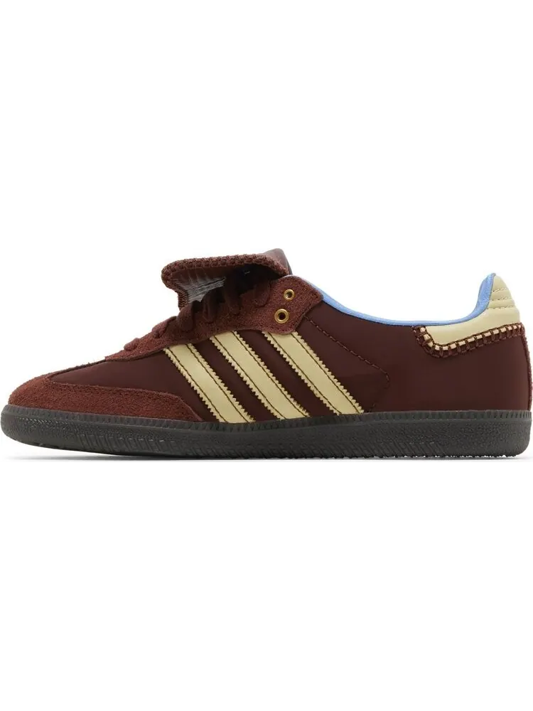 Кроссовки Adidas х Wales Bonner Samba Nylon — изображение 3 из 4, коричневый