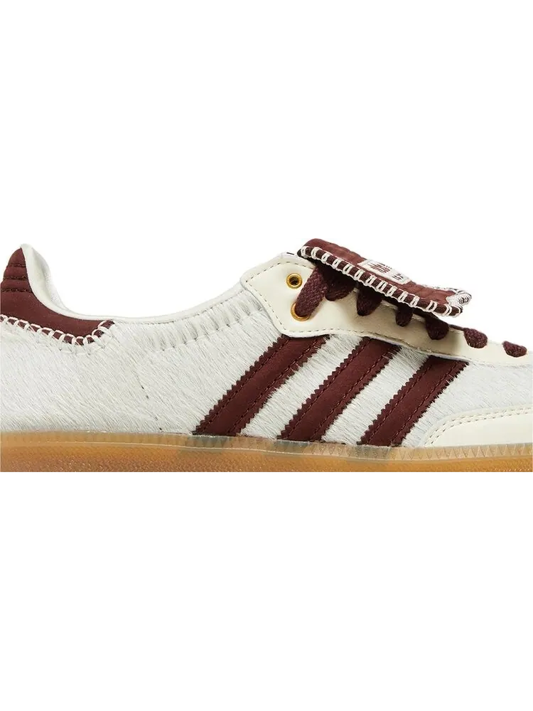 Кроссовки Wales Bonner x Samba Pony 'Cream White' — изображение 2 из 4, бежевый