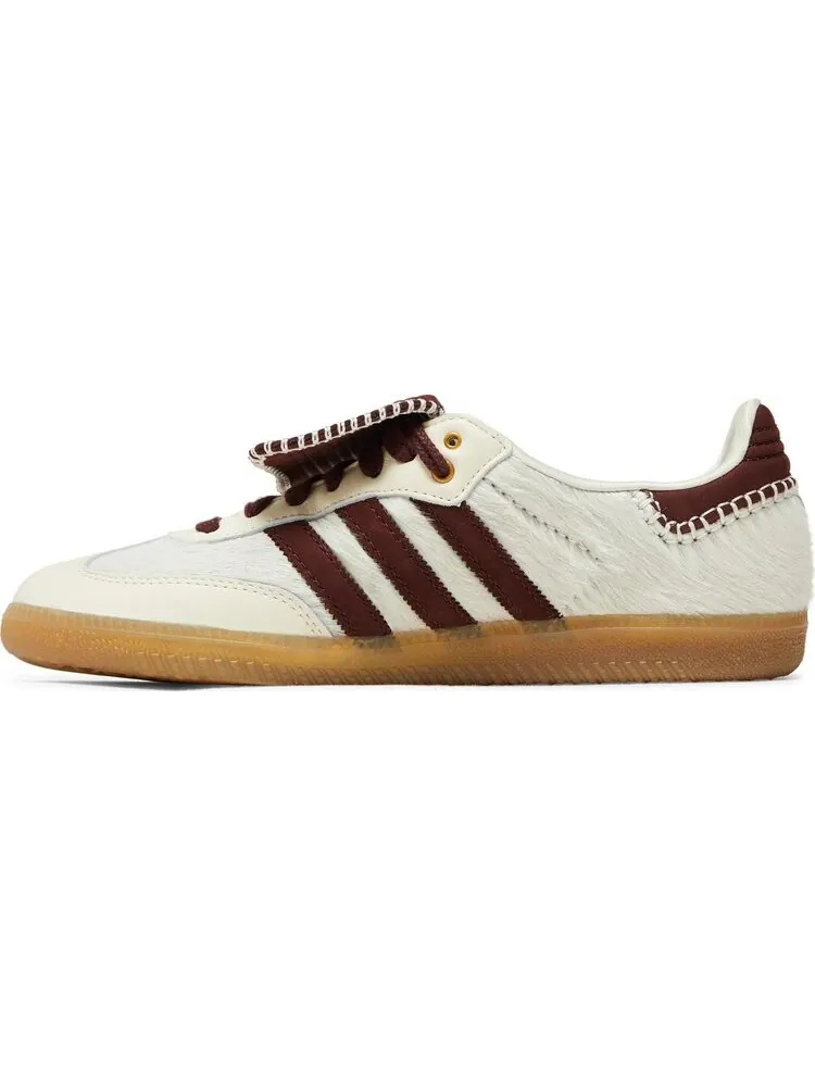 Кроссовки Wales Bonner x Samba Pony 'Cream White' — изображение 3 из 4, бежевый