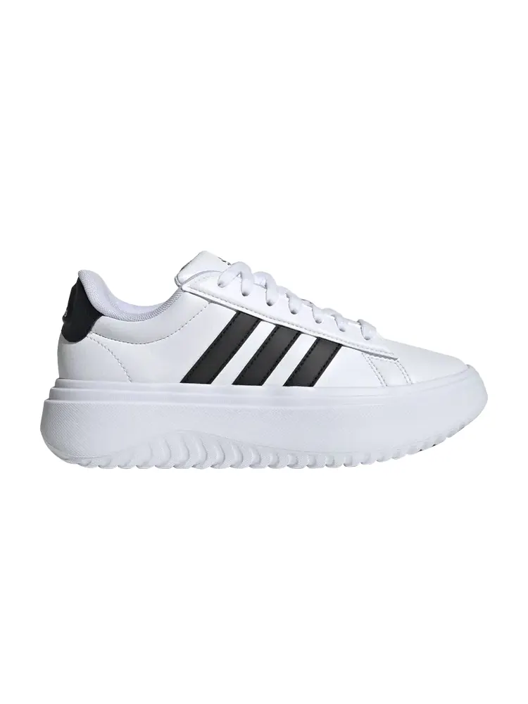 Кроссовки Wmns Grand Court Platform — изображение 1 из 1, белый/черный