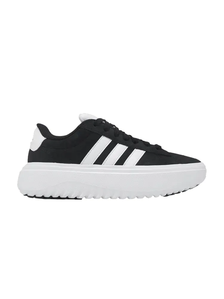 Кроссовки adidas Wmns Grand Court Platform 'Black White' — изображение 1 из 1, черный/белый/черный