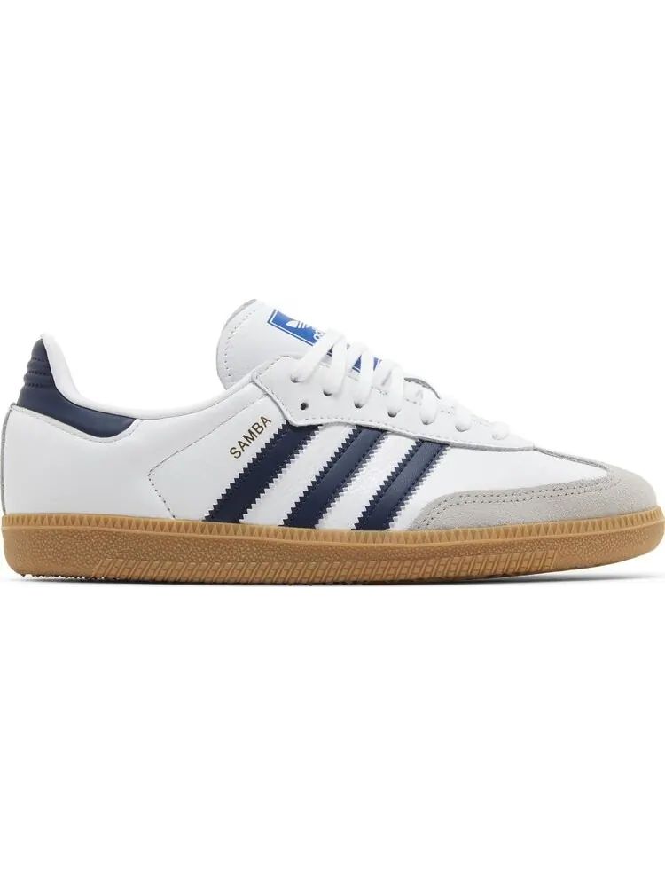 Кроссовки Samba OG Big Kid 'White Night Indigo Gum' — изображение 1 из 4, белый